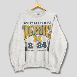 2024 University of Michigan Wolverines National Championship Football Sweatshirt